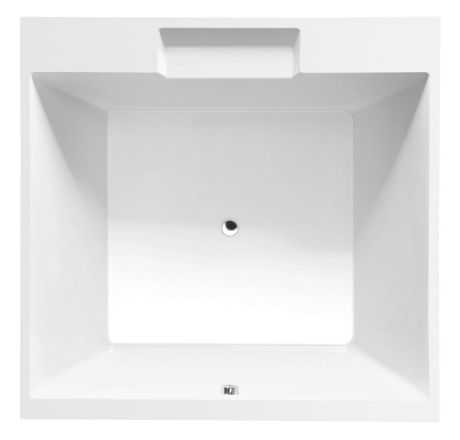 Przejdź do produktu CAME wanna kwadratowa ze stelażem 175x175x50cm, biała