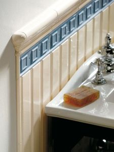 BOISERIE SQUARE Indaco 6,5x20