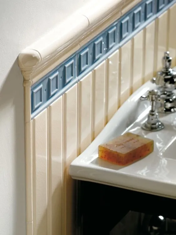 BOISERIE SQUARE Indaco 6,5x20