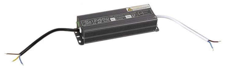 LED zasilacz 60W, 230/12V, wodoodporny