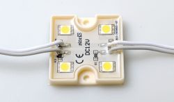 LED moduł 4xSDM5050, 36x36x6mm, zimna biała