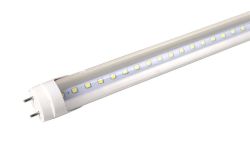 LED w rurce 10W, 230V, 600mm, T8, biel gaszona, szkło czyste, 835lm