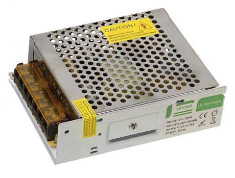 Przejdź do produktu LED zasilacz 120W, 230/12V, nie jest wodoszczelny, IP20