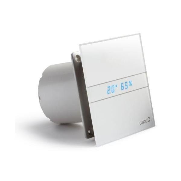 E-100 GTH wentylator łazienkowy osiowy z automatem, 4W/8W, wylot 100mm, biały