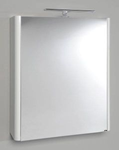 LUCIE szfka z lusterm 60x70x17cm, biała