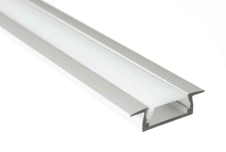 LED profil wpuszczany 22x6mm, aluminium anodowane , 1m