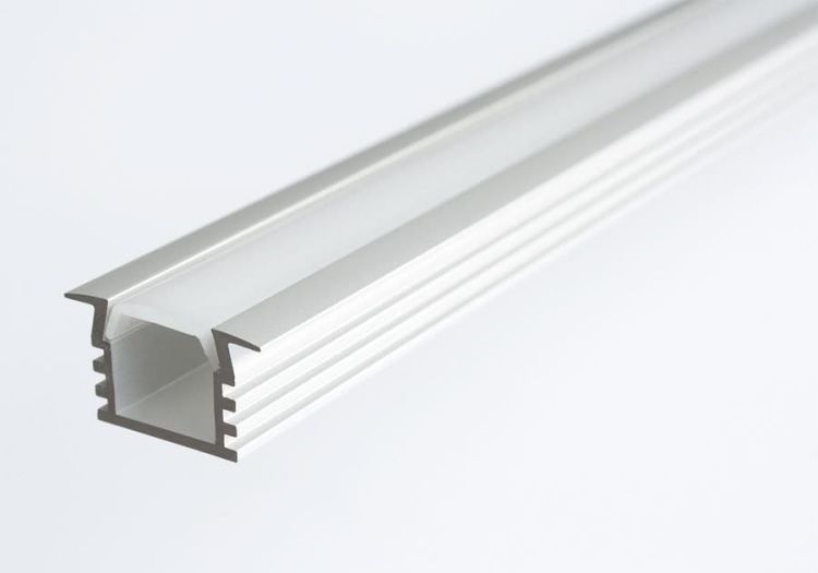 LED profil wpuszczany 22x12mm, aluminium anodowane , 2m