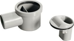 Zapasowy syfon niski 62mm, DN50 mm, 48l/min