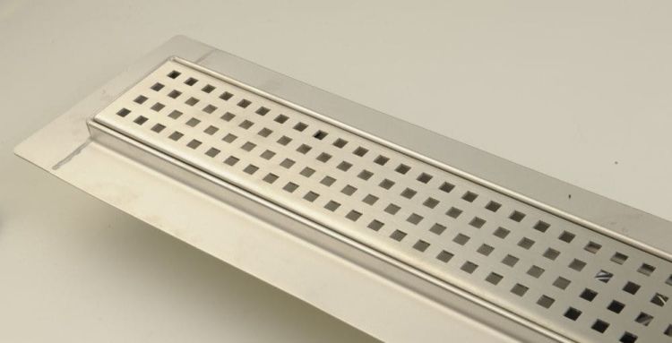 MANUS QUADRO nierdzewny odpływ liniowy z rusztem, 1150x130x55 mm