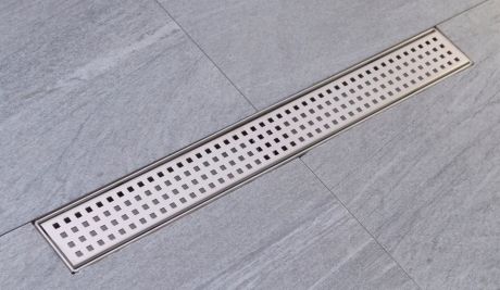 Przejdź do produktu MANUS QUADRO odpływ liniowy ze stali nierdzewnej z rusztem, L-1250, DN50