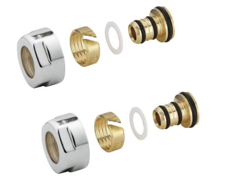 Przejdź do produktu Złączki do Alupex 16mm, chrom