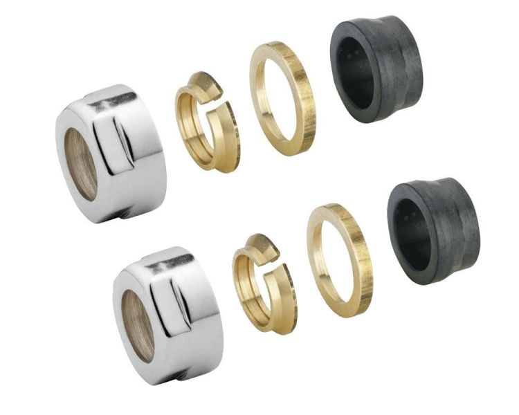 Złączki do Miedzi 15mm, stal nierdzewna szczotkowana