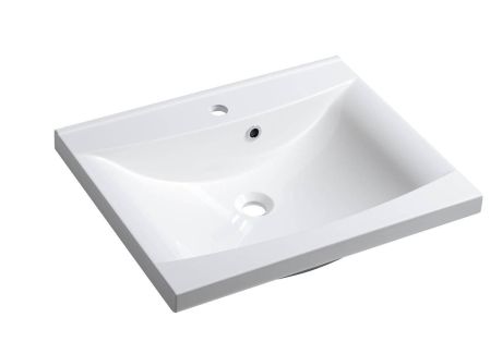 Przejdź do produktu LUCIOLA umywalka kompozytowa 60x48cm, biała
