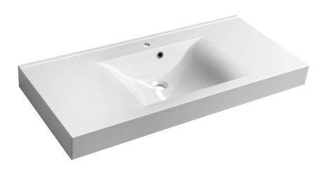 Przejdź do produktu FLAVIA umywalka kompozytowa 110x50cm, biała
