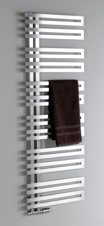 VOLGA grzejnik 500x1500mm, 465W, stal nierdzewna szczotkowana