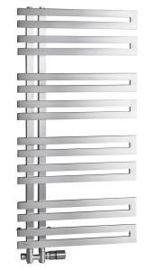 VOLGA grzejnik łazienkowy 500x976mm, 308W, stal nierdzewna szczotkowana