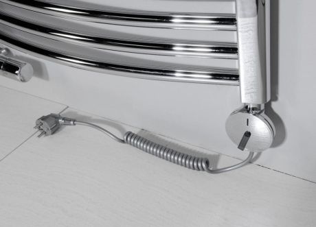 Przejdź do produktu TETE Grzałka elektryczna z termostatem 600W, srebrna
