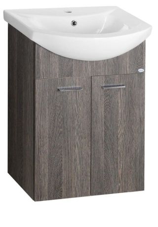 Przejdź do produktu ZOJA szafka umywalkowa 50,5x74x30cm, mali wenge