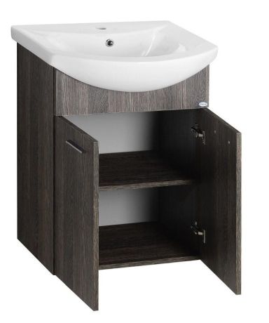 Przejdź do produktu ZOJA szafka umywalkowa 50,5x74x30cm, mali wenge