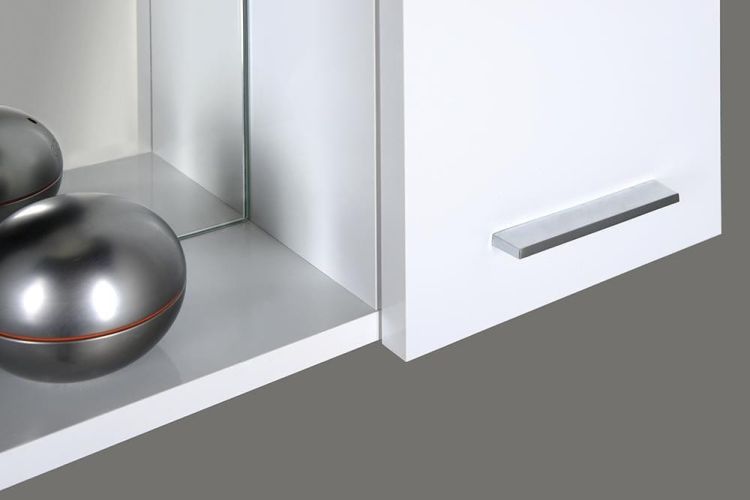 ZOJA/KERAMIA FRESH szafka z lustremm i ośw.LED, 60x60x14cm, biała, prawa