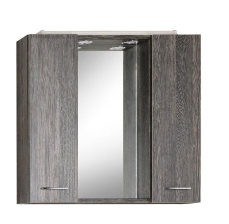 Przejdź do produktu ZOJA/KERAMIA FRESH szafka z lustrem i oświetleniem LED, 70x60x14cm, mali wenge