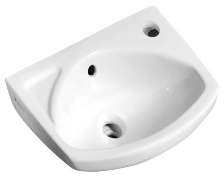 Przejdź do produktu Umywalka ceramiczna 35x28cm, biały