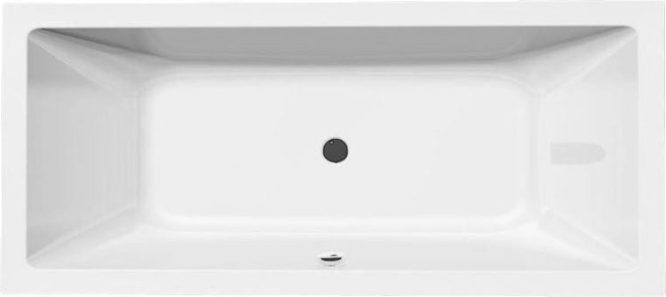 NISA wanna prostokątna 180x80x41cm, biała
