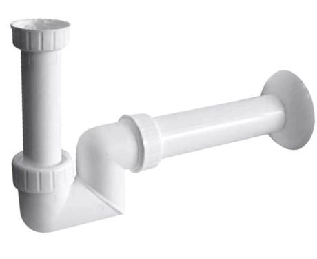 Przejdź do produktu Syfon umywalkowy 5/4 niski, odpływ 40mm, plastik