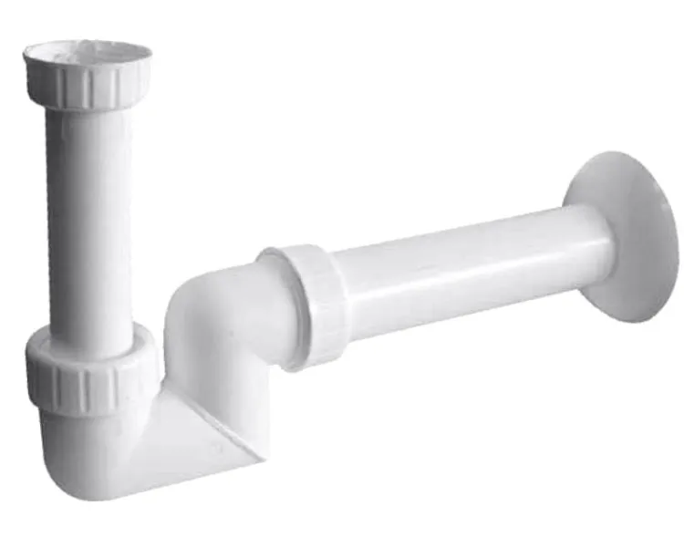 Syfon umywalkowy 5/4 niski, odpływ 40mm, plastik
