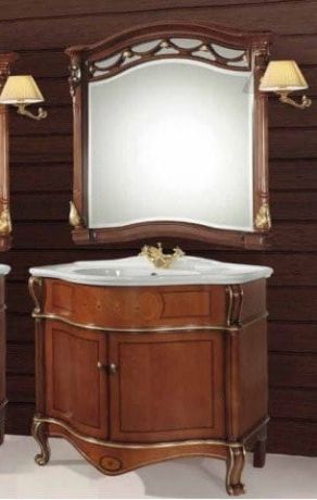 Przejdź do produktu GIGLIO ORO 90-S szafka z umywalką, szer. 90cm, noce/oro