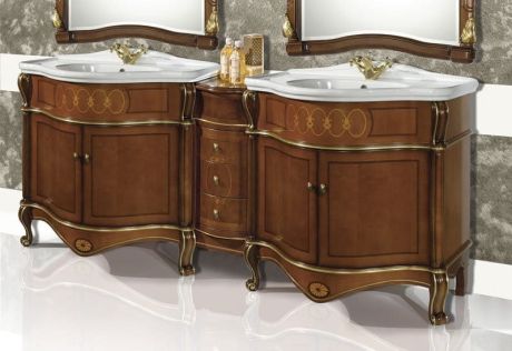 Przejdź do produktu GIGLIO 210-S szafka z podwójną umywalką, szer. 210cm, noce/oro