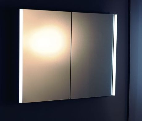 Przejdź do produktu ALIX szafka z lustrem, oświetlenie LED, 100x74,5x15cm, czujnik bezdotykowy