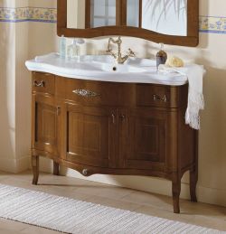 IRIS INLAY 110-S szafka z umywalką, szer. 110cm, noce