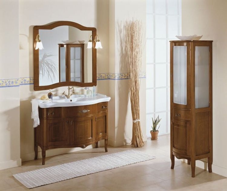 IRIS INLAY 110-S szafka z umywalką, szer. 110cm, noce