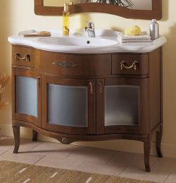 IRIS GLASS 110-S szafka z umywalką, szer. 110cm, noce