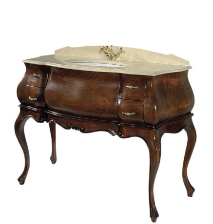 Przejdź do produktu GIOVE 130-S szafka z umywalką, szer. 125cm, marmur Silvia Oro, noce