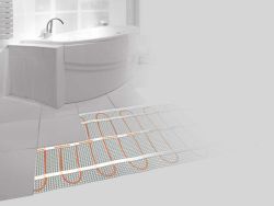 WARM TILES elektryczna mata grzejąca 0,8m2, 130W, dwużyłowa