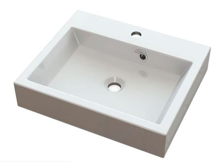 Przejdź do produktu ORINOKO umywalka kompozytowa 50x42cm,biały