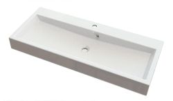 ORINOKO umywalka 100x42cm, kompozyt, biała