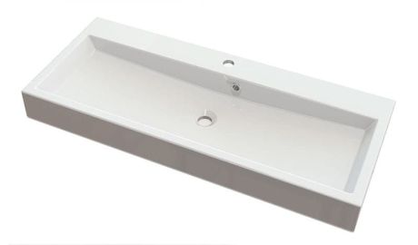 Przejdź do produktu ORINOKO umywalka kompozytowa 100x42cm, biały