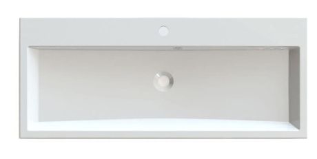 Przejdź do produktu ORINOKO umywalka kompozytowa 100x42cm, biały