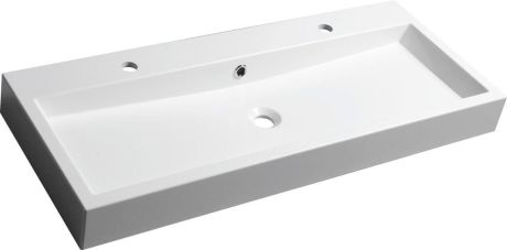 Przejdź do produktu ORINOKO umywalka kompozytowa podwójna 100x42 cm, biały