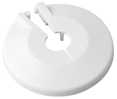 Przejdź do produktu Rozeta maskująca na rurki do grzejników, średnica 16mm, ABS/biały