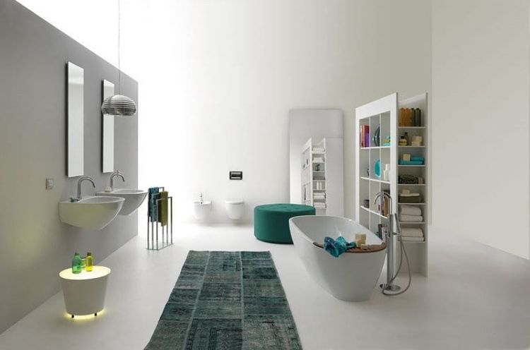 AQUATECH umywalka ceramiczna 70x52cm, bez przelewu