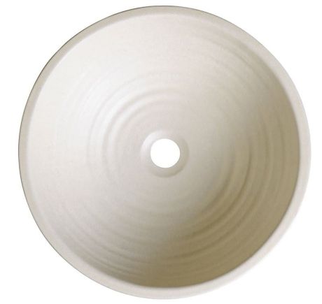 Przejdź do produktu ATTILA umywalka ceramiczna, średnica 43cm, kość słoniowa