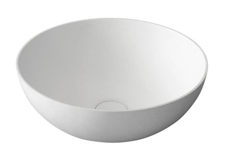 Przejdź do produktu THIN umywalka nablatowa Ø 39 cm, biały mat