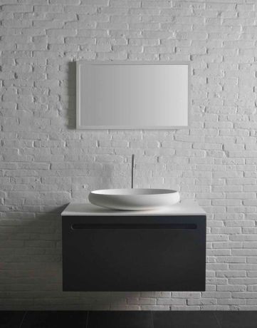 Przejdź do produktu THIN umywalka nablatowa 60x40 cm, biały mat