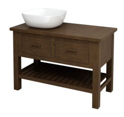 BRAND szafka umywalkowa 100x73x50cm, świerk bejcowany
