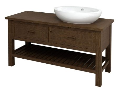 Przejdź do produktu BRAND szafka umywalkowa 130x73x50cm, świerk bejcowany