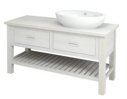 BRAND szafka umywalkowa 130x73x50cm, starobiała